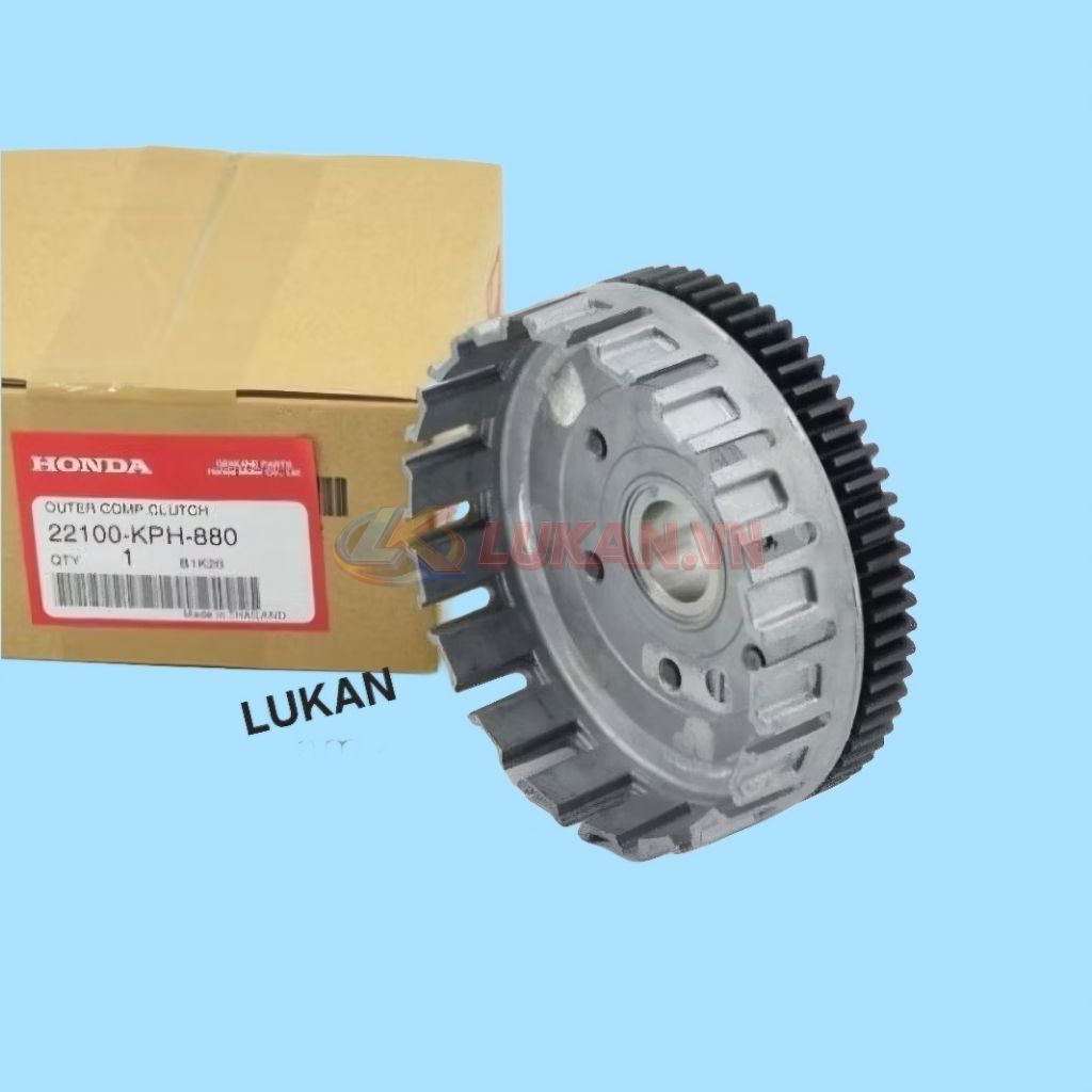 Nhông, chuồng heo nồi côn ly hợp xe FUTURE 2, NEO, X 125... zin Honda 22100-KPH-880 - Ảnh 7