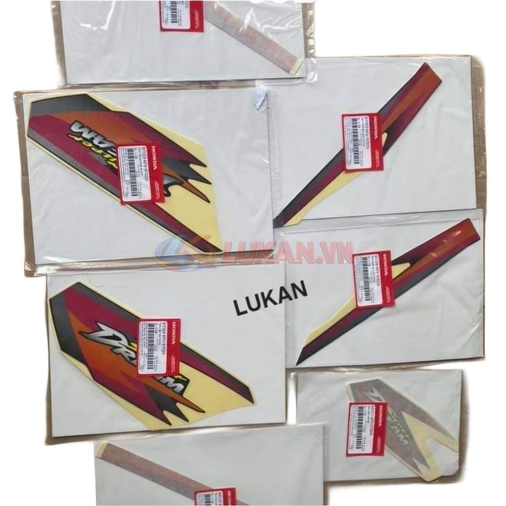 Bộ tem xe Super DREAM Việt 2000, 2001.... zin chính hãng