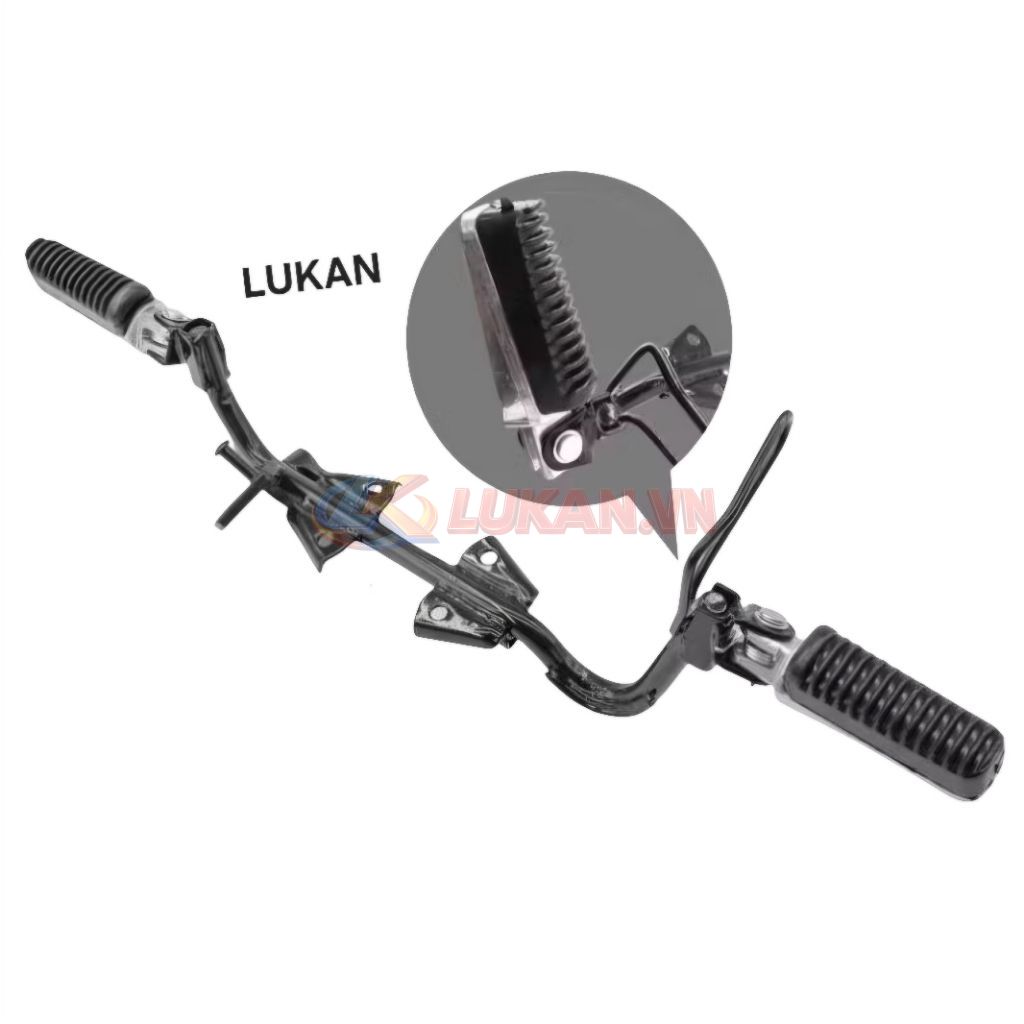 Cây gác chân máy giữa WAVE S110, RSX, ALPHA 110... có gấp chống gãy - Ảnh 3