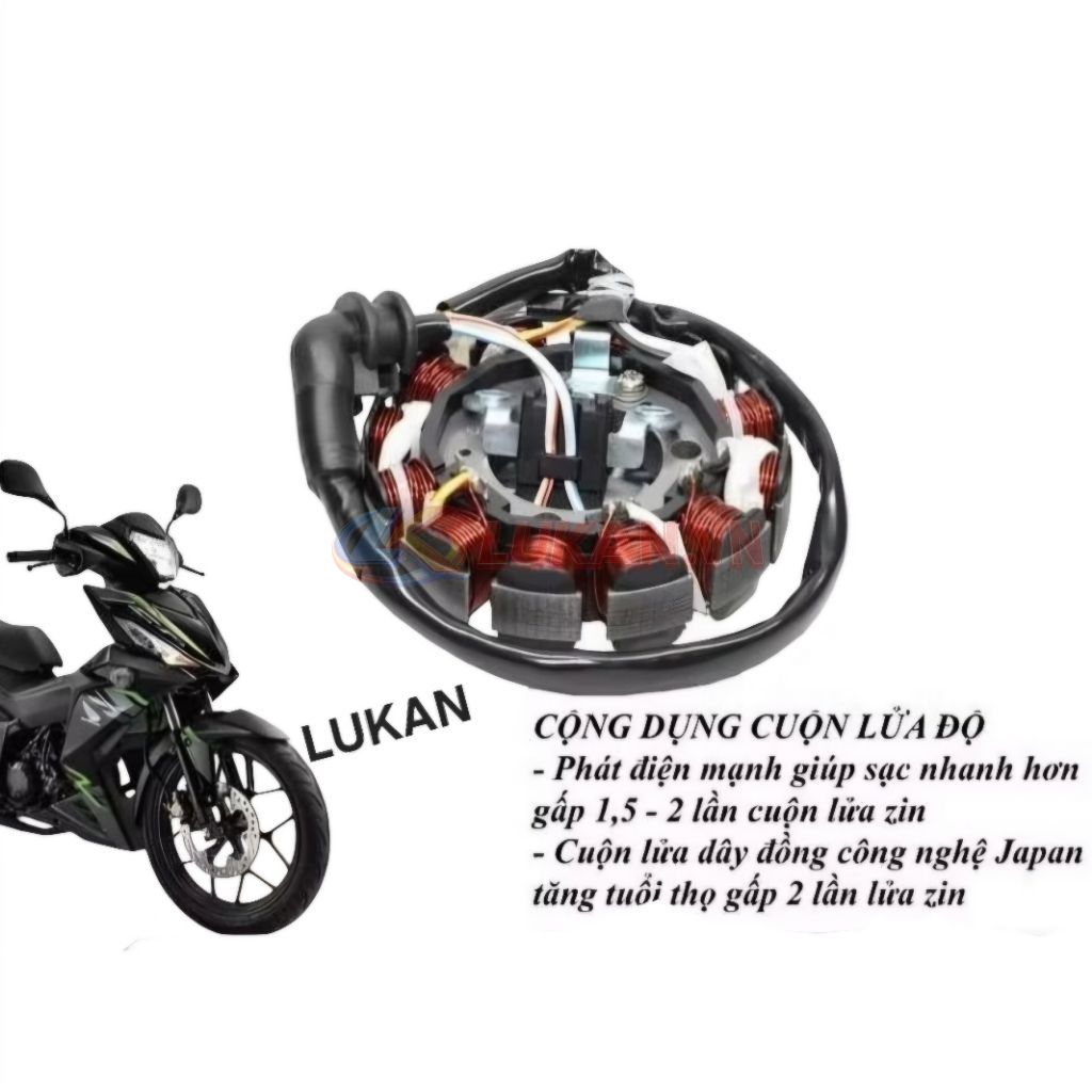 Cuộn lửa, dây máy phát điện độ xe WINNER, SONIC 150.... - Ảnh 3