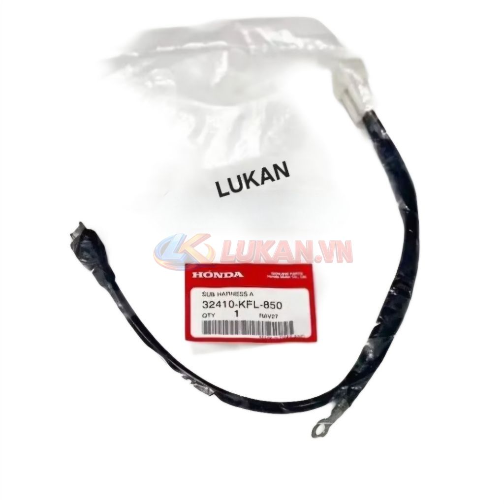 Dây điện, củ motor đề khởi động dài WAVE Thái, FUTURE 1.... zin Honda 32410-KFL-850 - Ảnh 3