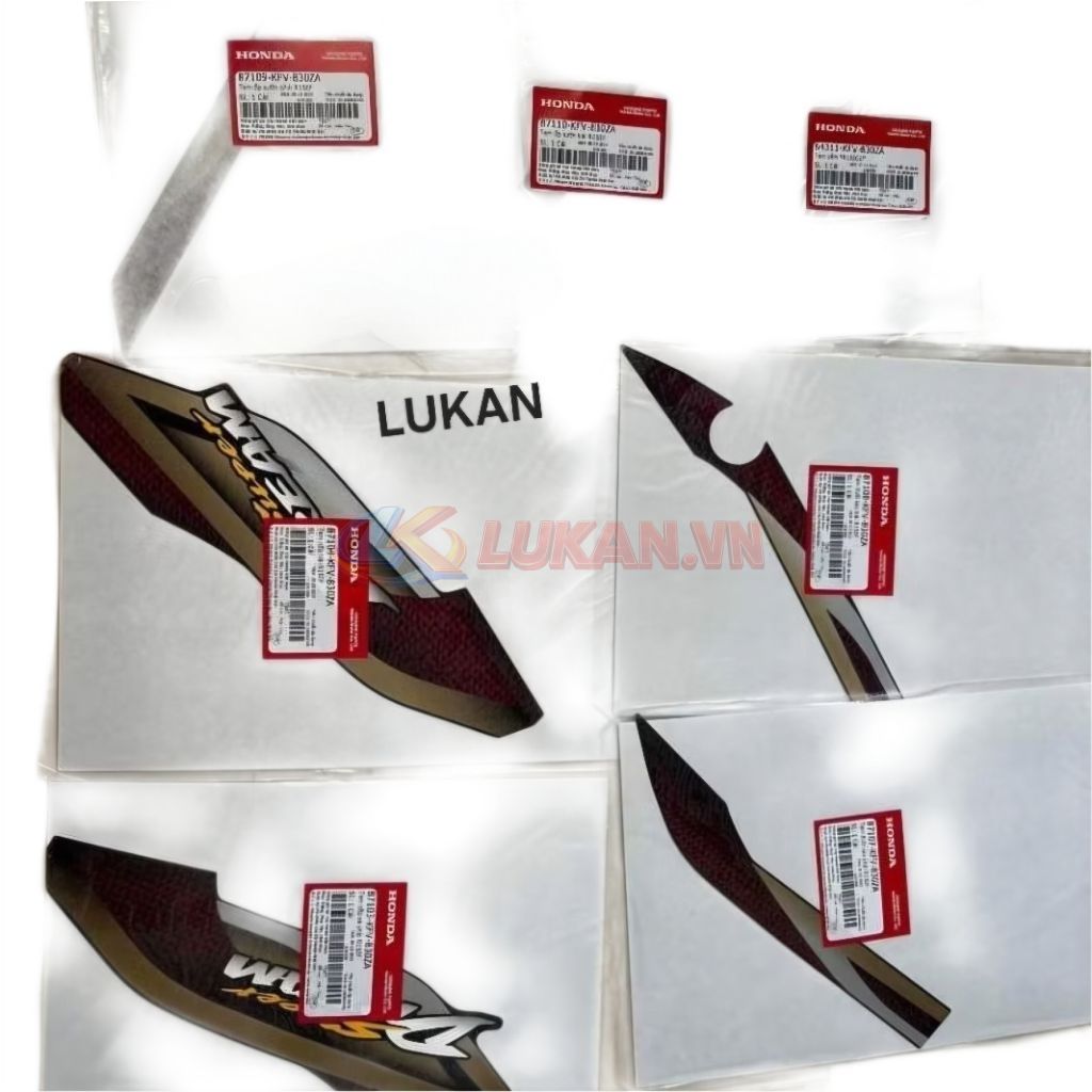 Bộ tem xe Super DREAM 2003-2005.... zin chính hãng Honda - Ảnh 3