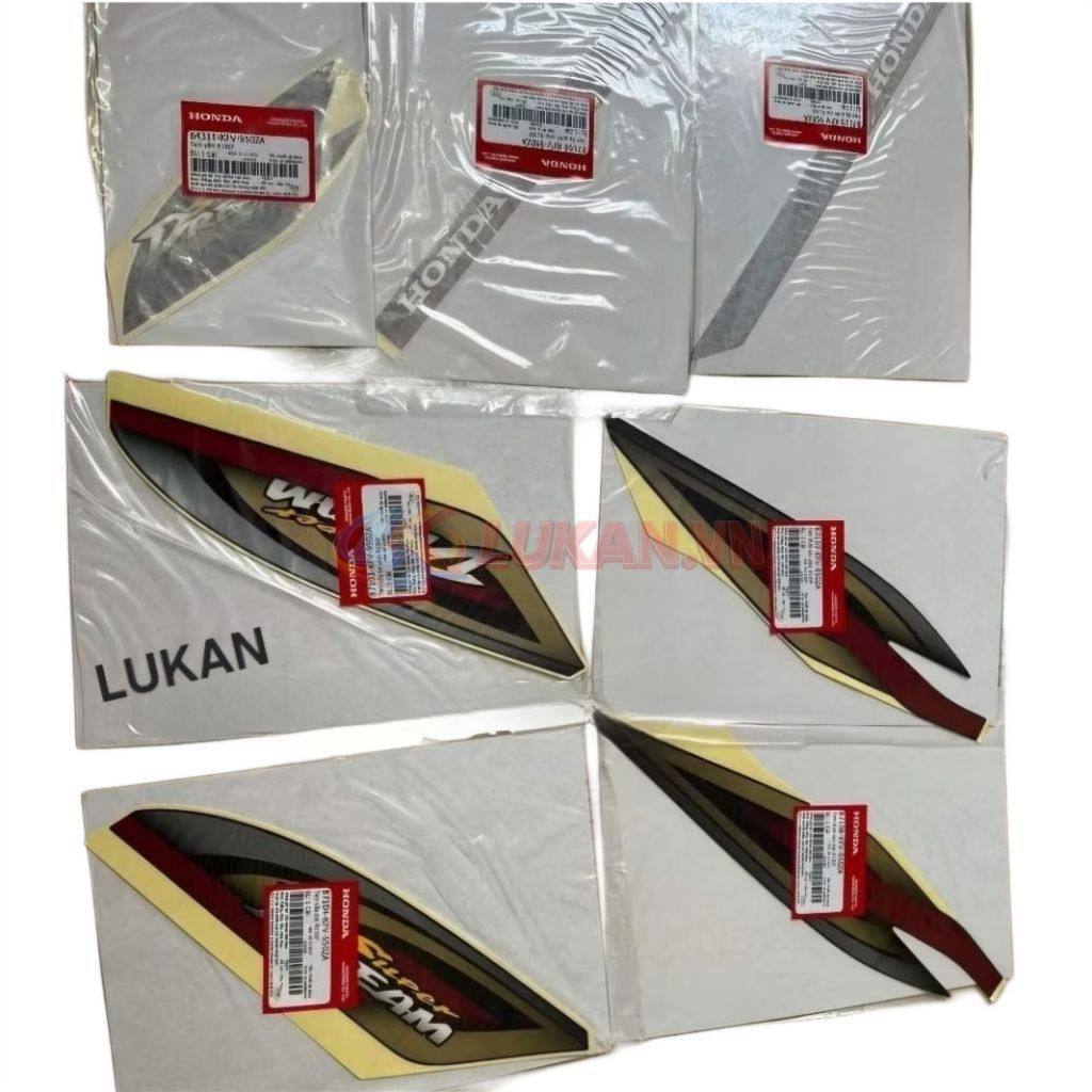 Bộ tem xe Super DREAM Việt 2002-2004.... zin chính hãng - Ảnh 3