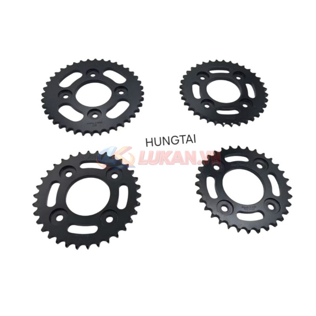 Bánh răng đen, dĩa nhông tải bánh sau WAVE A, RS, S110, RSX, FUTURE 125.... đủ size