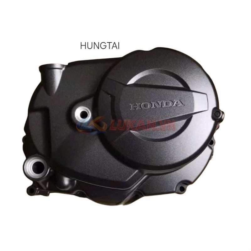 Nắp ốp lốc máy phải, nồi côn WAVE BLADE 110 đen mờ zin Honda - Ảnh 2