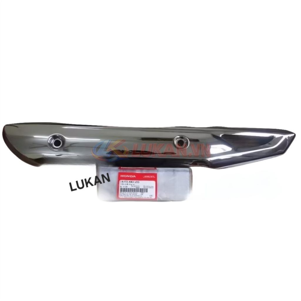 Ốp vĩ che thân pô ống xã xe WAVE A, ALPHA 110 zin Honda 18355-K89-V00 - Ảnh 3