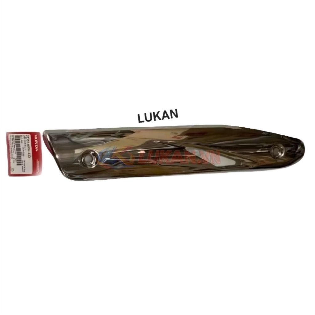 Ốp vĩ inox, che pô ống xã WAVE S110, RS.... zin chính hãng 18355-KWW-B20 - Ảnh 4