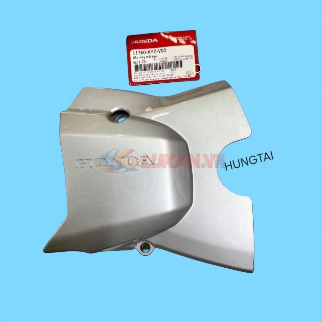 Ốp che nhông tải, nắp mang đuôi cá FUTURE MẬP 125..... Bạc zin 11360-KYZ-V00 - Ảnh 3