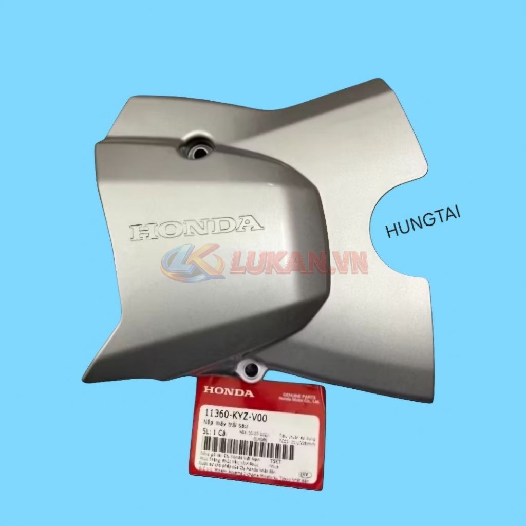 Ốp che nhông tải, nắp mang đuôi cá FUTURE MẬP 125..... Bạc zin 11360-KYZ-V00 - Ảnh 4