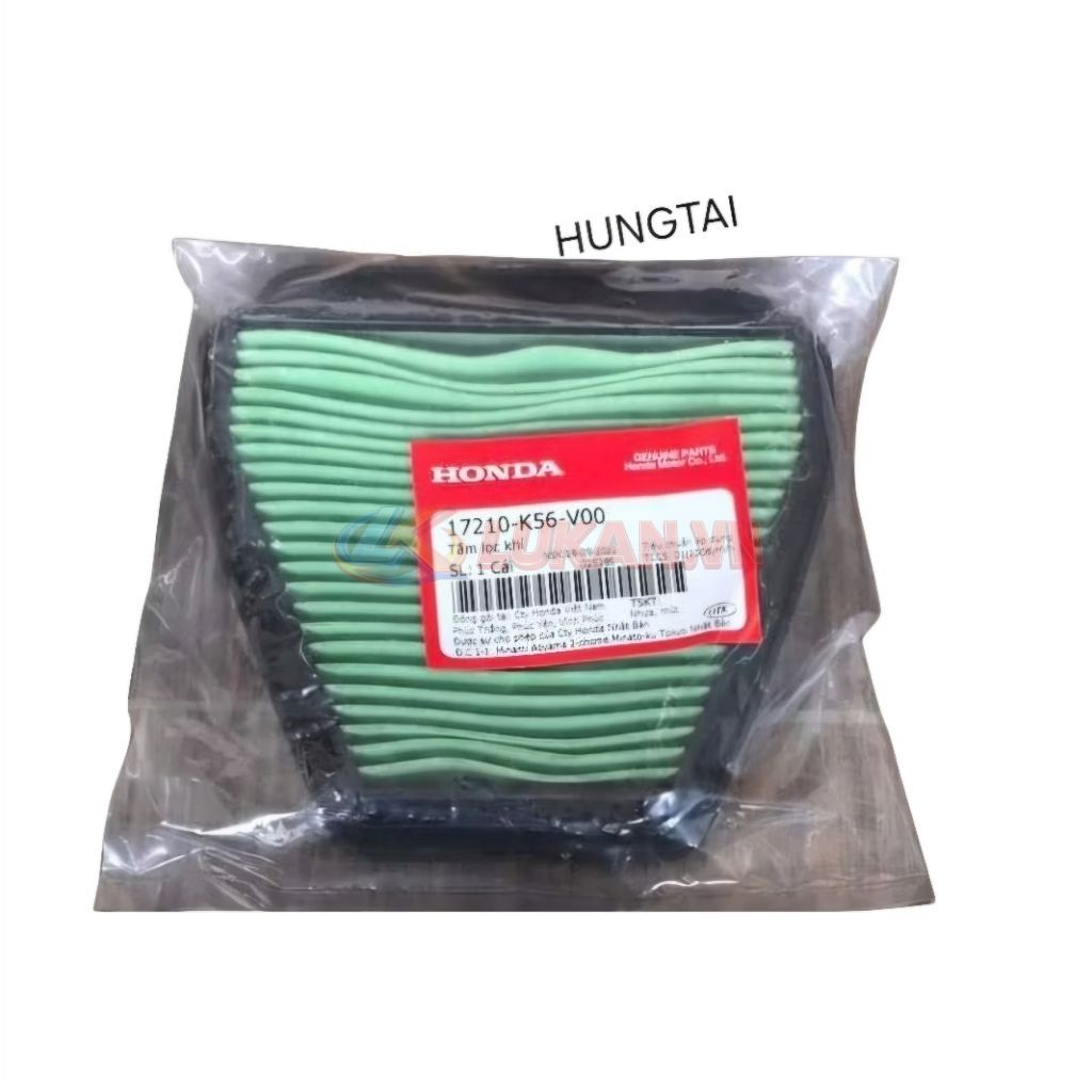 Tấm lưới lọc gió, khí pô e xe WINNER, SONIC 150 zin 17210-K56-V00 - Ảnh 2