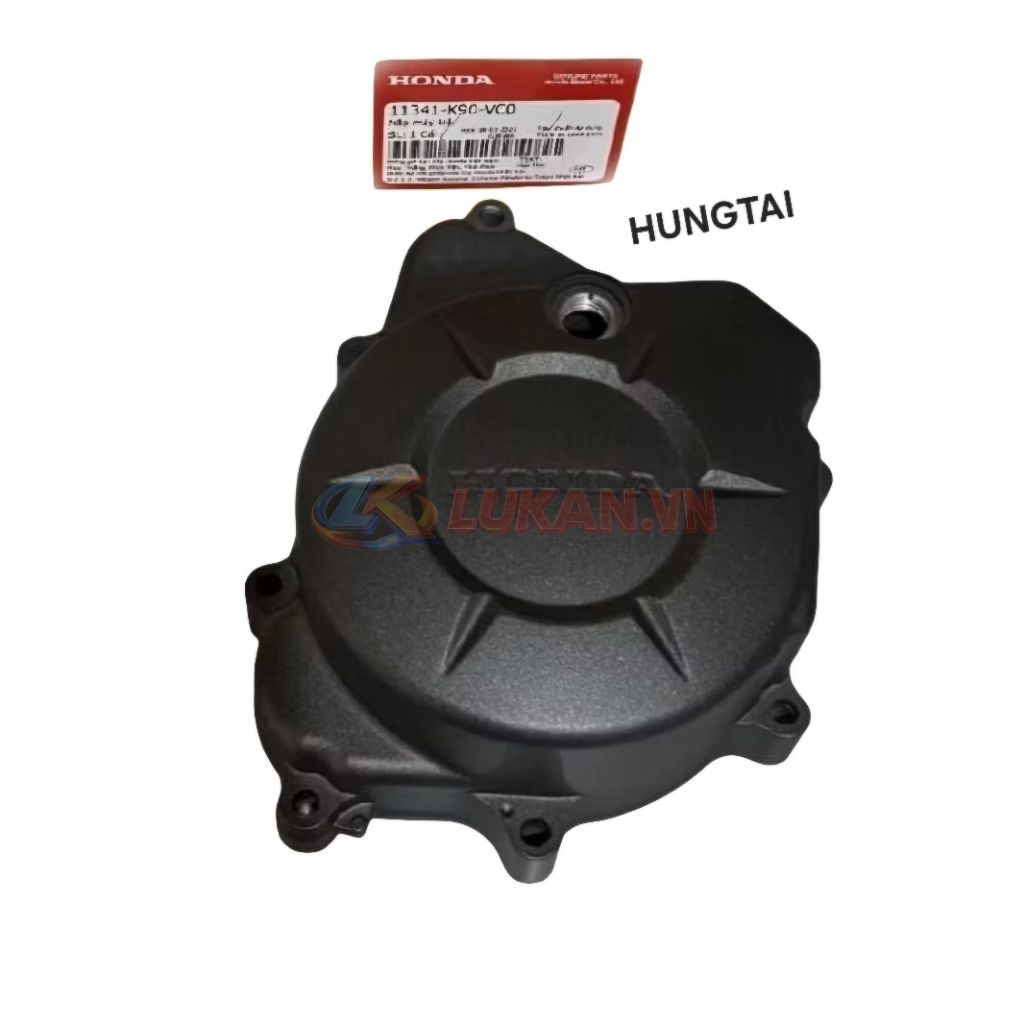 Lốc lửa nắp máy trái, đề điện WAVE RSX, ALPHA 110... Đen nhám zin 11341-K90-V00 - Ảnh 4