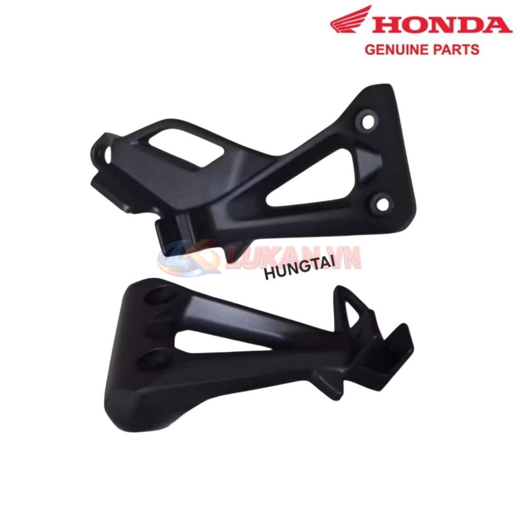 Cặp đùi pass nhôm gác chân sau WAVE RSX 110 Đen zin Honda 50715-KWW-V00ZA, 50716-KWW-V00ZA - Ảnh 3