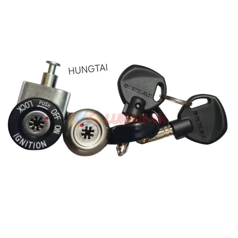 Bộ ổ khóa, công tắc điện 8 cạnh xe DREAM chống đoản - Ảnh 2