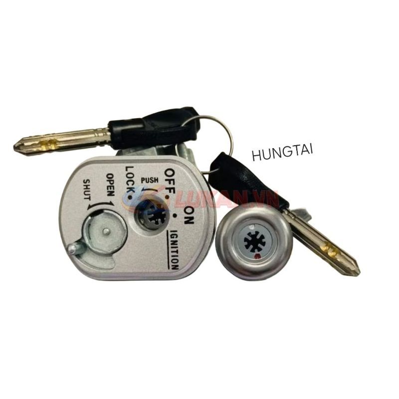 Bộ ổ khóa, công tắc điện 8 cạnh xe WAVE S110, RSX... chống đoản - Ảnh 2