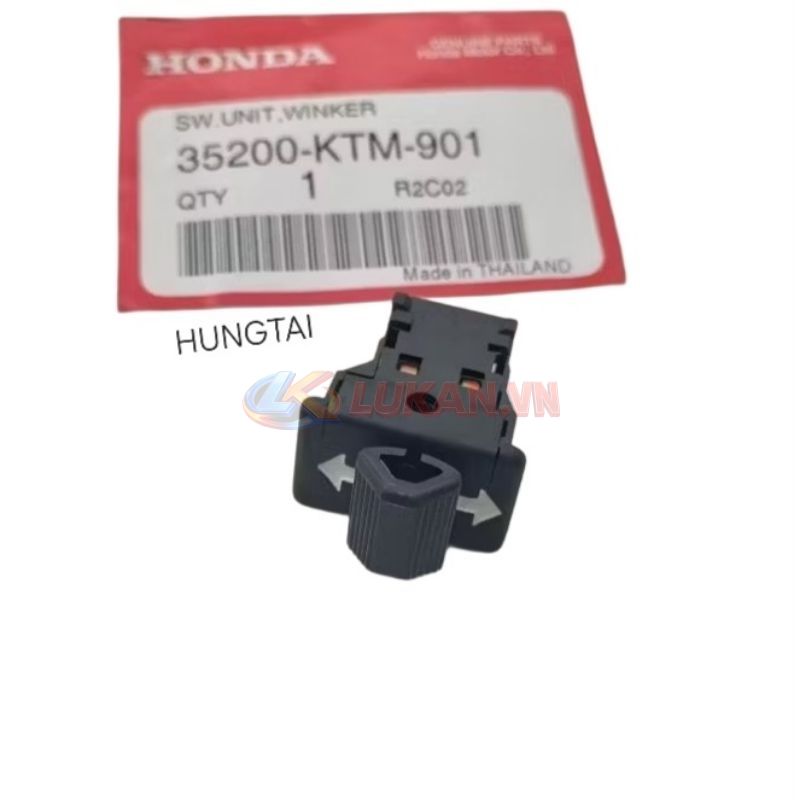 Nút công tắc đèn xi nhan xe DREAM Lùn 99, FUTURE 2... zin Honda 35200-KTM-901