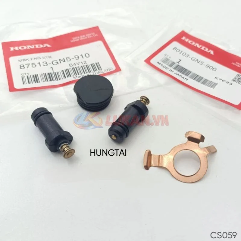 Bộ than mo, tiếp điểm nút báo số xe DREAM Thái, CUB.... zin - Ảnh 2