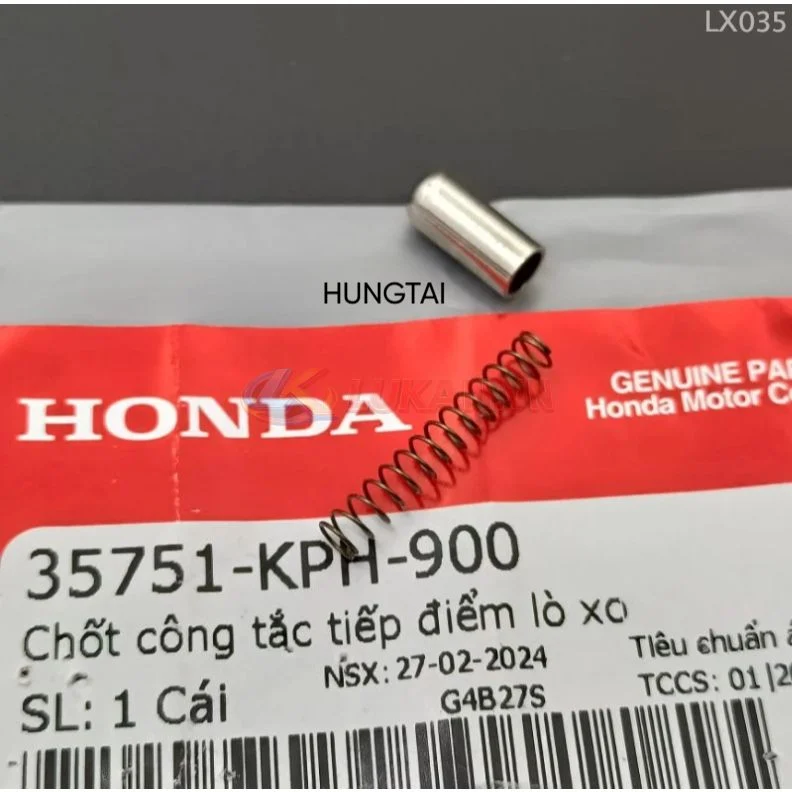 Bộ chốt lò xo, tiếp điểm heo nhông số FUTURE 2, NEO, X 125... zin 35751-KPH-900 - Ảnh 3