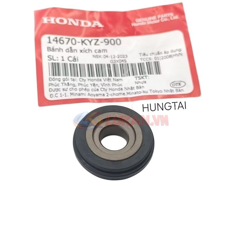 Bánh cao su đỡ sên, xích cam FUTURE MẬP, LED, WAVE 125... zin 14670-KYZ-900 - Ảnh 4