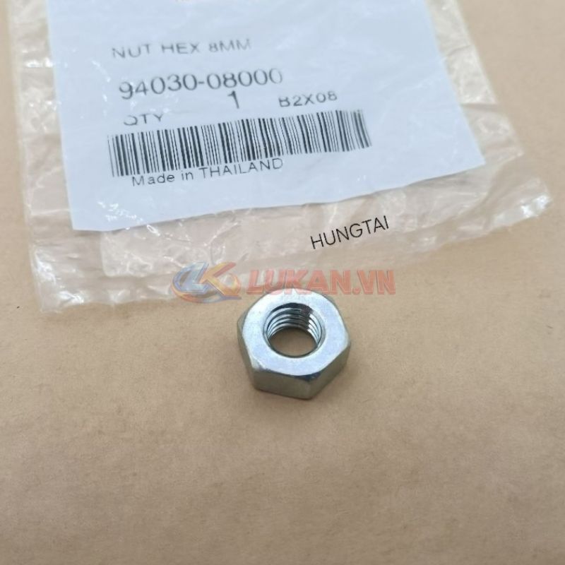 Ốc tán treo máy, chỉnh nồi côn DREAM, WAVE, FUTURE.... zin 8mm 94030-08000 - Ảnh 3