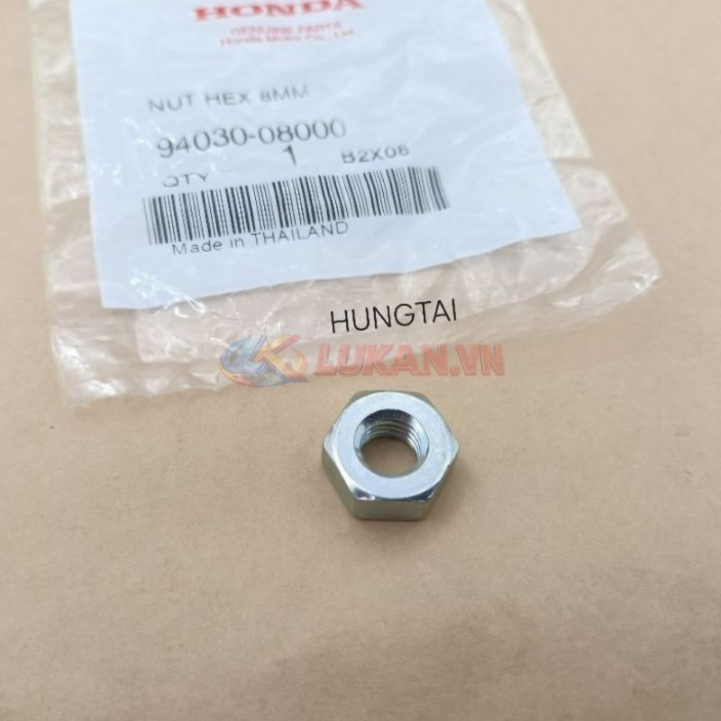 Ốc tán treo máy, chỉnh nồi côn DREAM, WAVE, FUTURE.... zin 8mm 94030-08000 - Ảnh 4