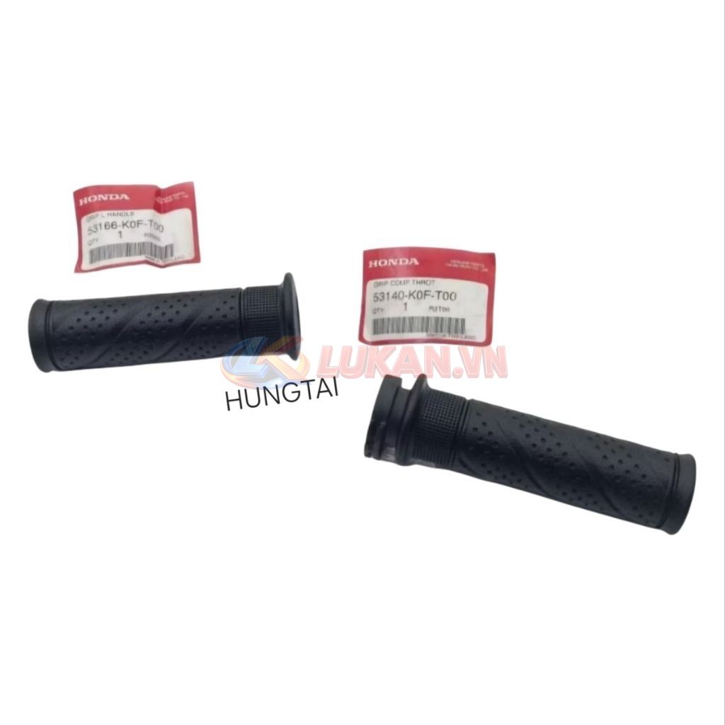 Cặp cao su bao tay nắm xe CUB 125 zin chính hãng Thái. bao êm 53140-K0F-T00, 53166-K0F-T00 - Ảnh 4