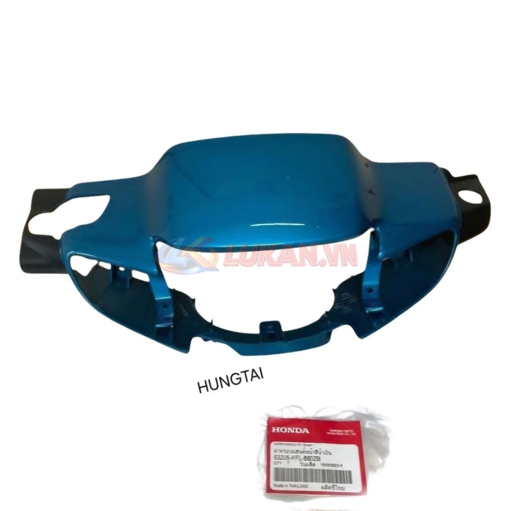 Nhựa ốp, vỏ đầu đèn trước xe WAVE Thái Xanh ngọc, bàn thờ zin - Ảnh 2