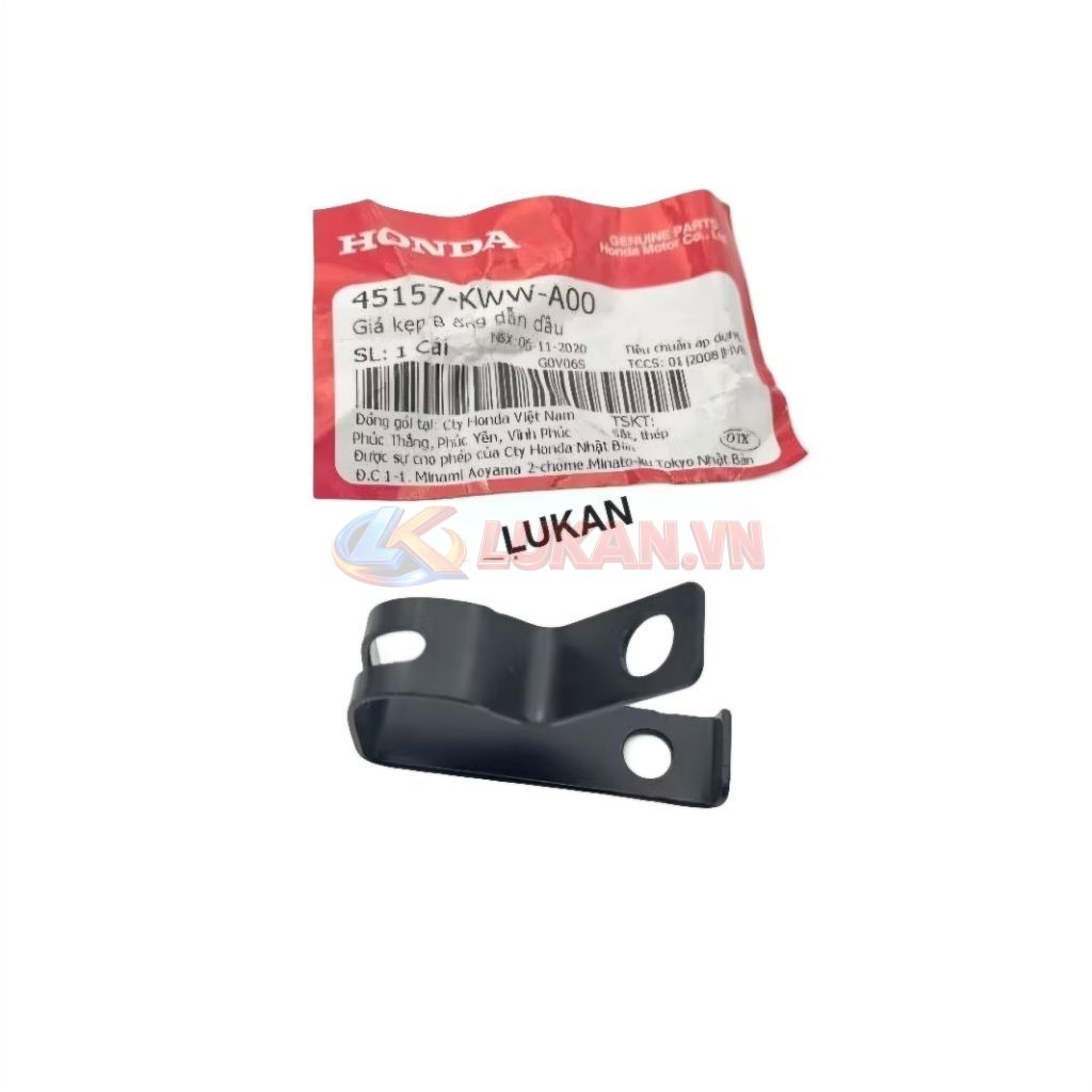 Pass kẹp ống dây dầu phanh b WAVE S110, RSX, FUTURE 125... zin 45157-KWW-A00 - Ảnh 3