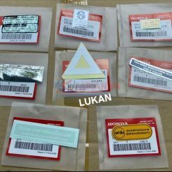 Full bộ 8 tem thông số xe DREAM Thái zin Honda Japan