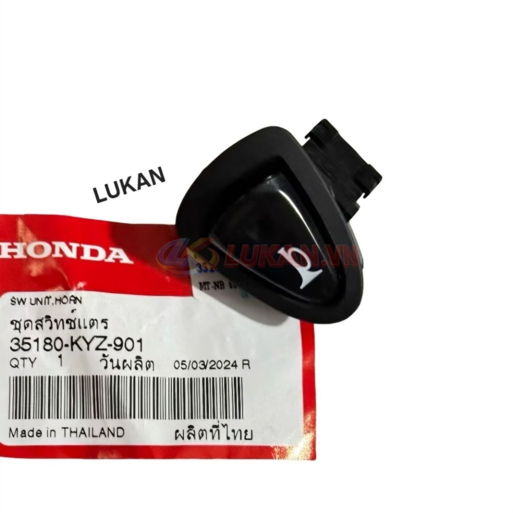 Nút công tắc kèn, còi xe FUTURE MẬP, LED 125... zin Honda 35180-KYZ-901 - Ảnh 3