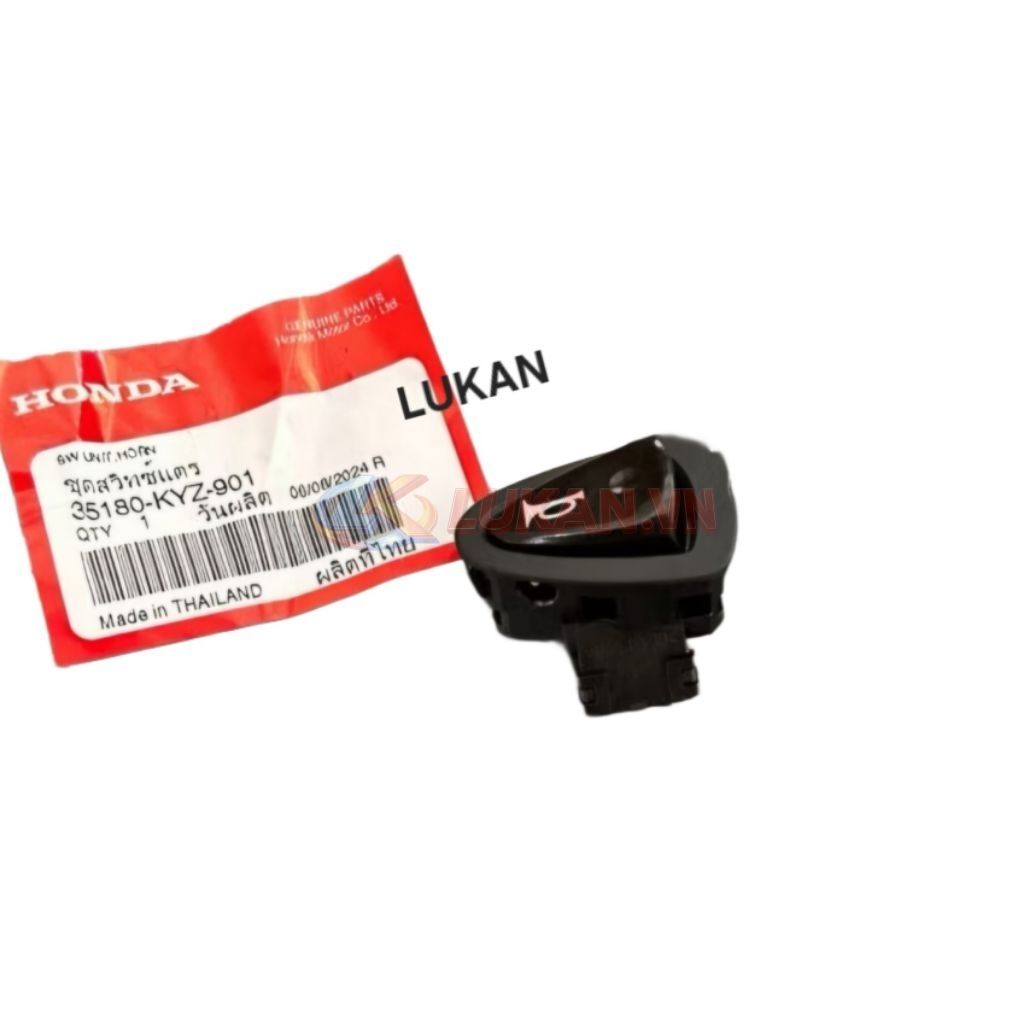 Nút công tắc kèn, còi xe FUTURE MẬP, LED 125... zin Honda 35180-KYZ-901 - Ảnh 5