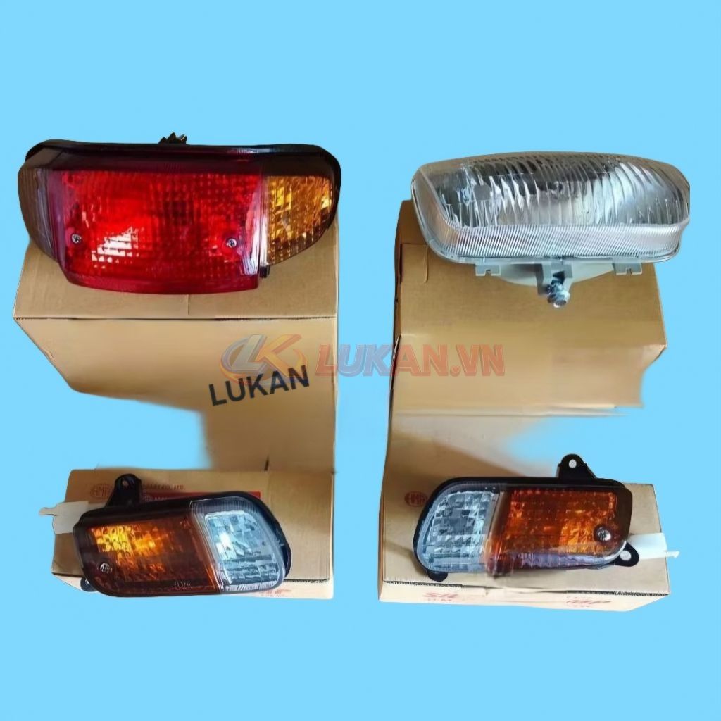 Bộ pha đèn xi nhan, trước sau xe DREAM Lùn zin chính hãng - Ảnh 3