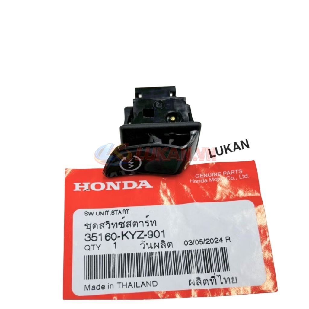 Nút công tắc đề khởi động FUTURE MẬP, LED 125... zin 35160-KYZ-901 - Ảnh 5