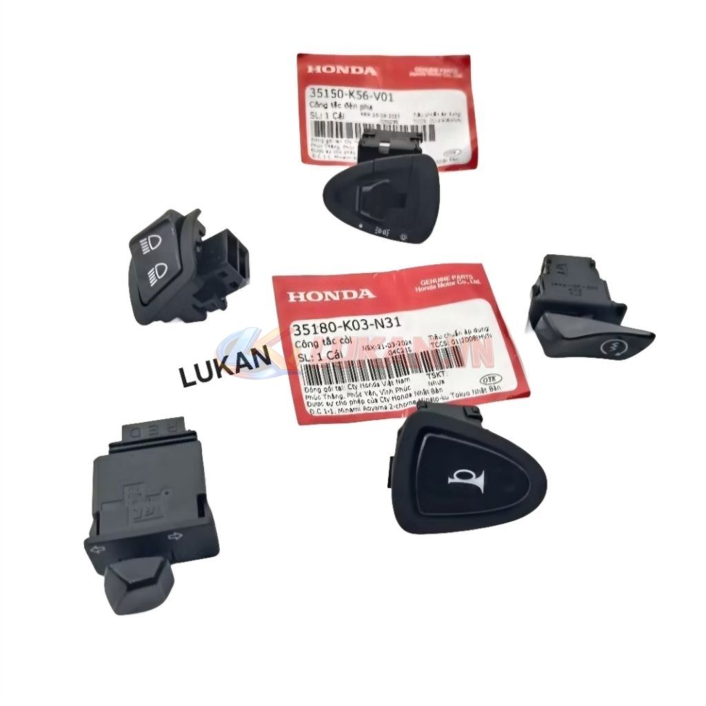 Bộ 5 nút bật công tắc điện WINNER 150 zin chính hãng 35150-K56-V01