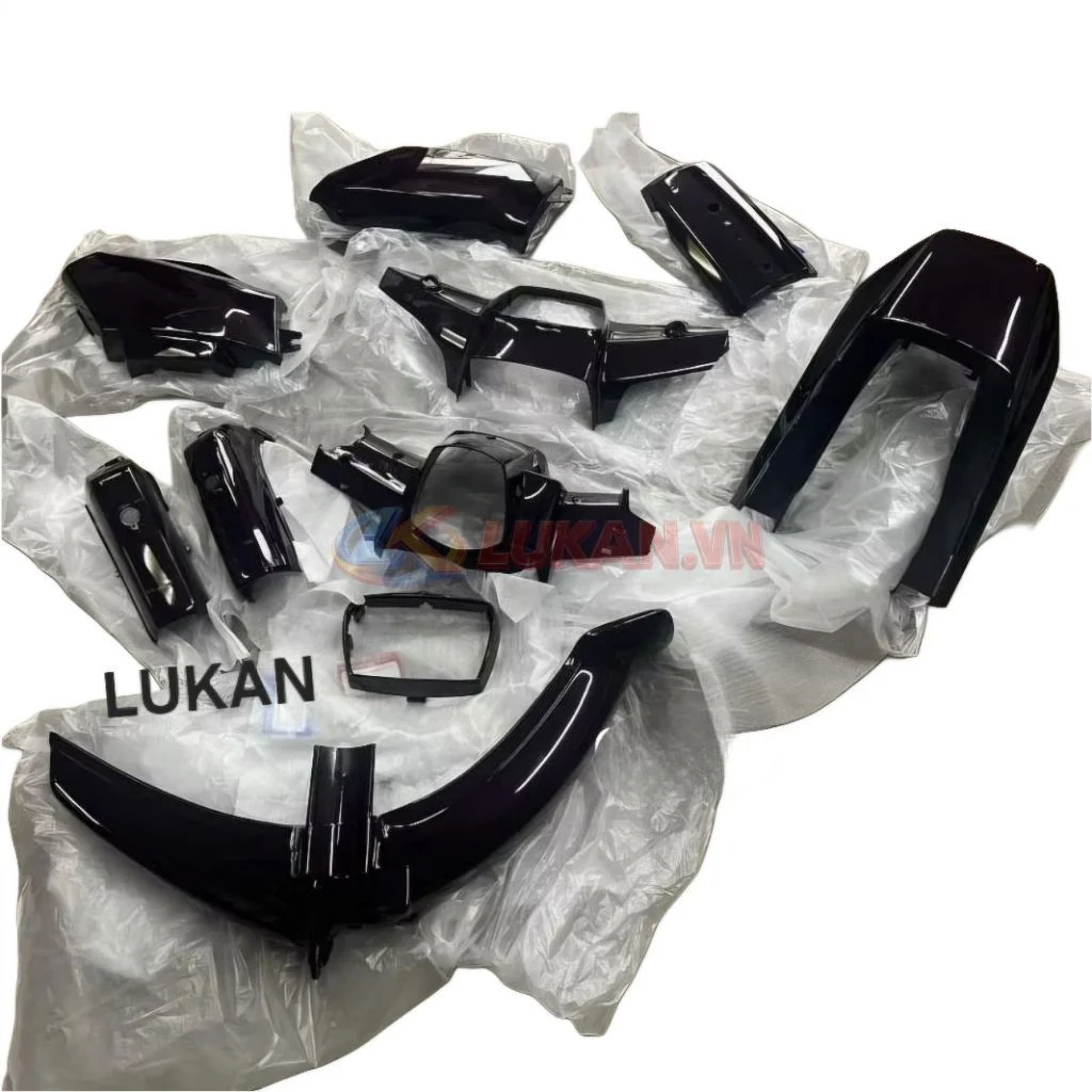 Bộ nhựa dàn áo xe DREAM màu Nho, nhựa UMV, ABS chất lượng cao - Ảnh 3
