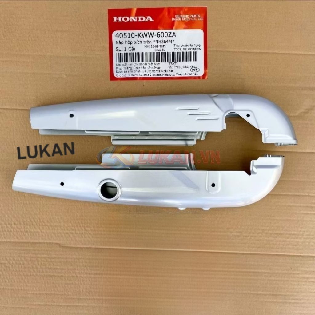 Hộp bọc xích che sên, cacte xe WAVE S110, RSX.... Bạc zin Honda 40510-KWW-600ZA - Ảnh 2