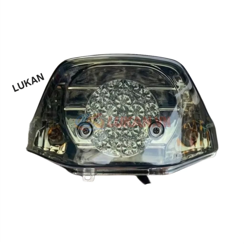 Cụm đuôi đèn hậu led, stop xe DREAM đen khói EX5 malay - Ảnh 3
