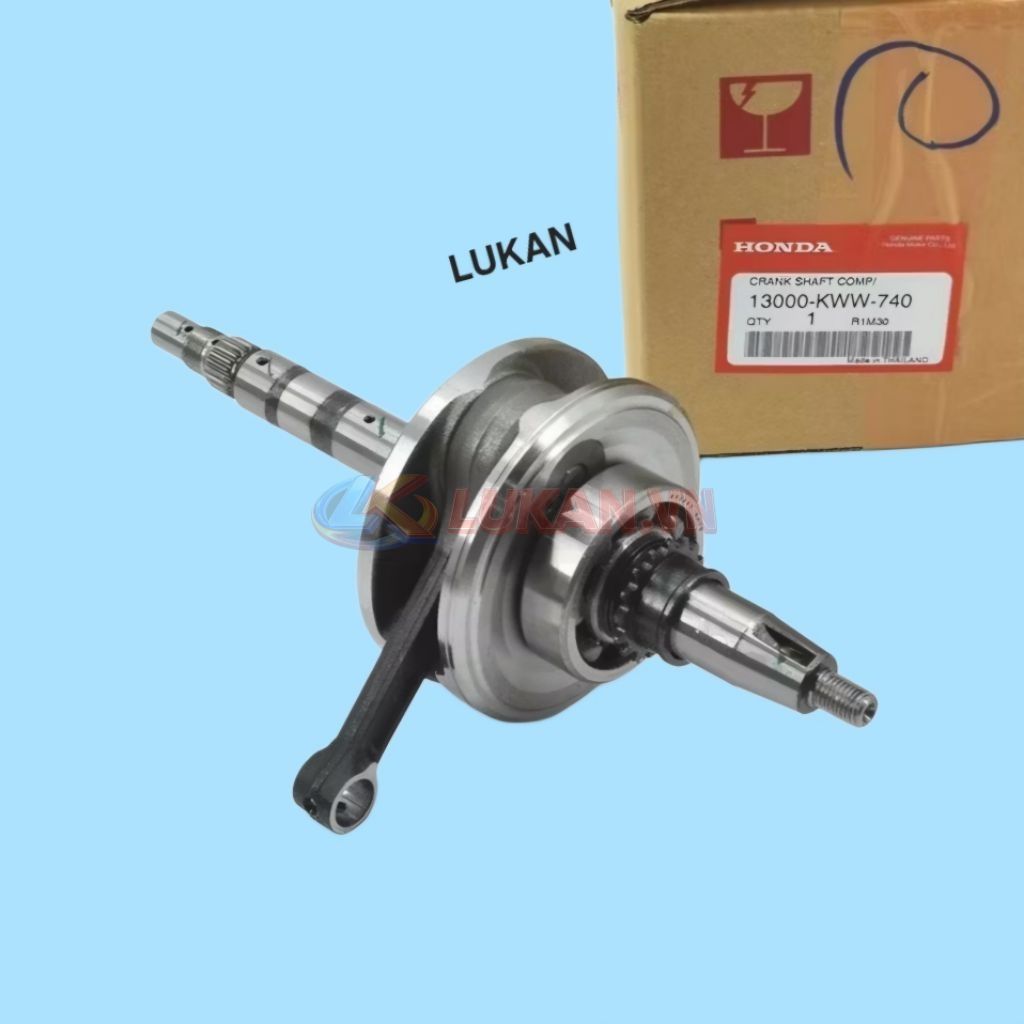 Dên trục khuỷu, biên động cơ xe WAVE S110, RSX, BLADE, A110... zin Honda 13000-KWW-740