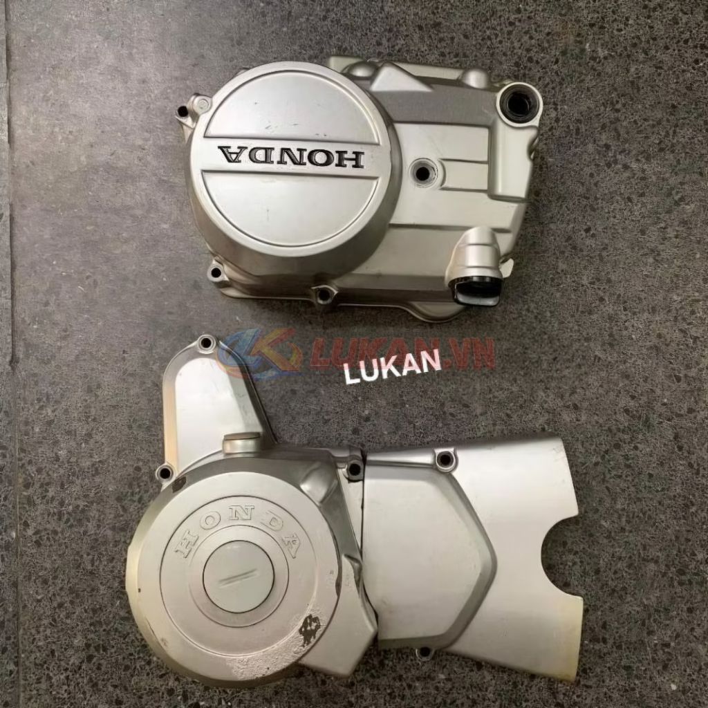 Bộ 3 nắp lốc máy xe Super DREAM đời đầu zin tháo xe - Ảnh 3