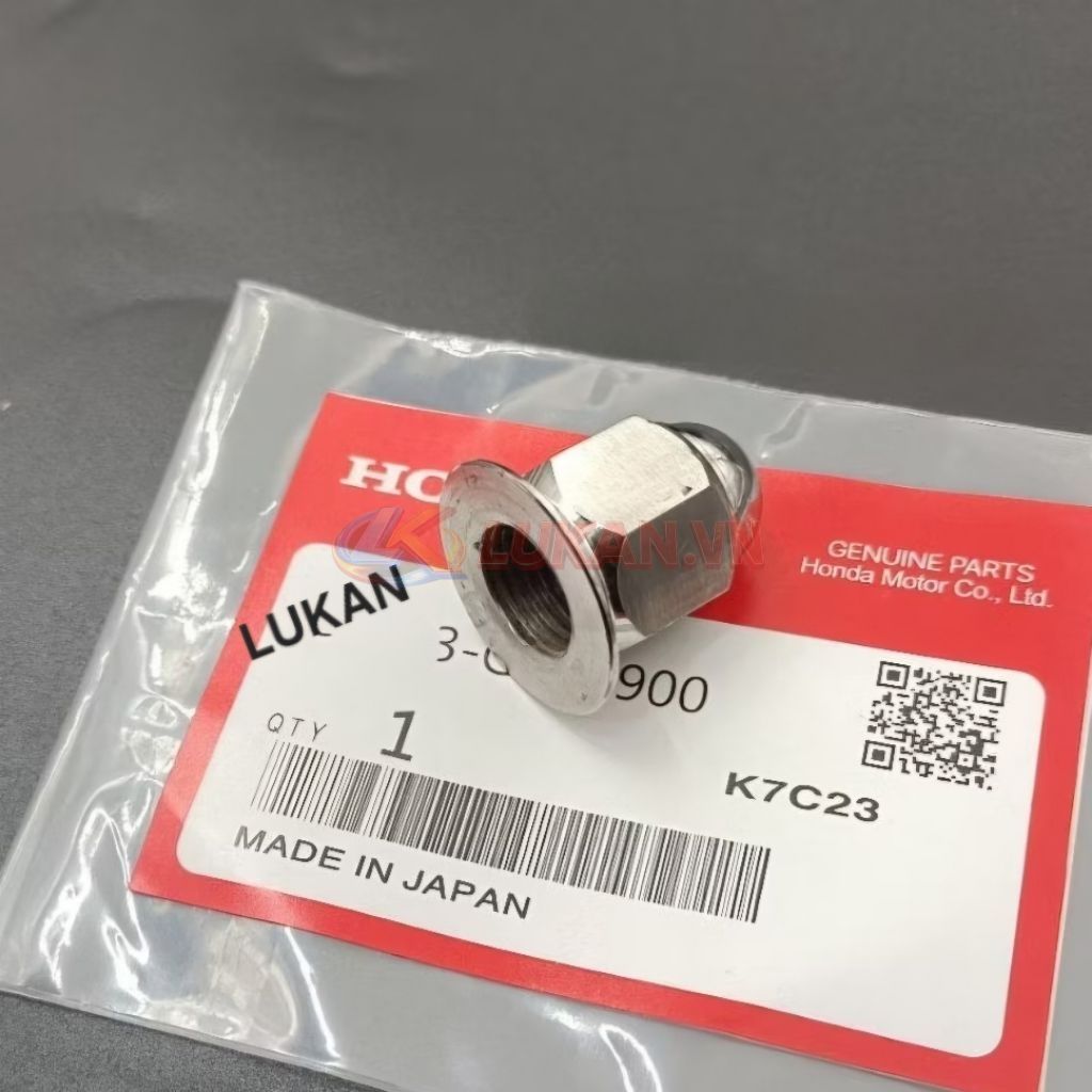 Ốc bầu dài, tán mũ 12mm đầu cốt bánh xe DREAM, WAVE, FUTURE.... - Ảnh 2
