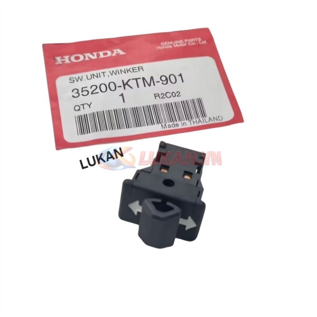 Nút công tắc đèn xi nhan xe DREAM Lùn 99, FUTURE 2... zin Honda 35200-KTM-901 - Ảnh 2