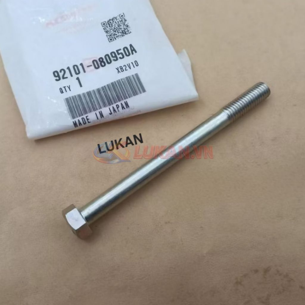 Ốc treo lòng hơi xi lanh WAVE Thái 110, FUTURE 1.... bu lông 8x95 zin 92101-080-950A - Ảnh 4