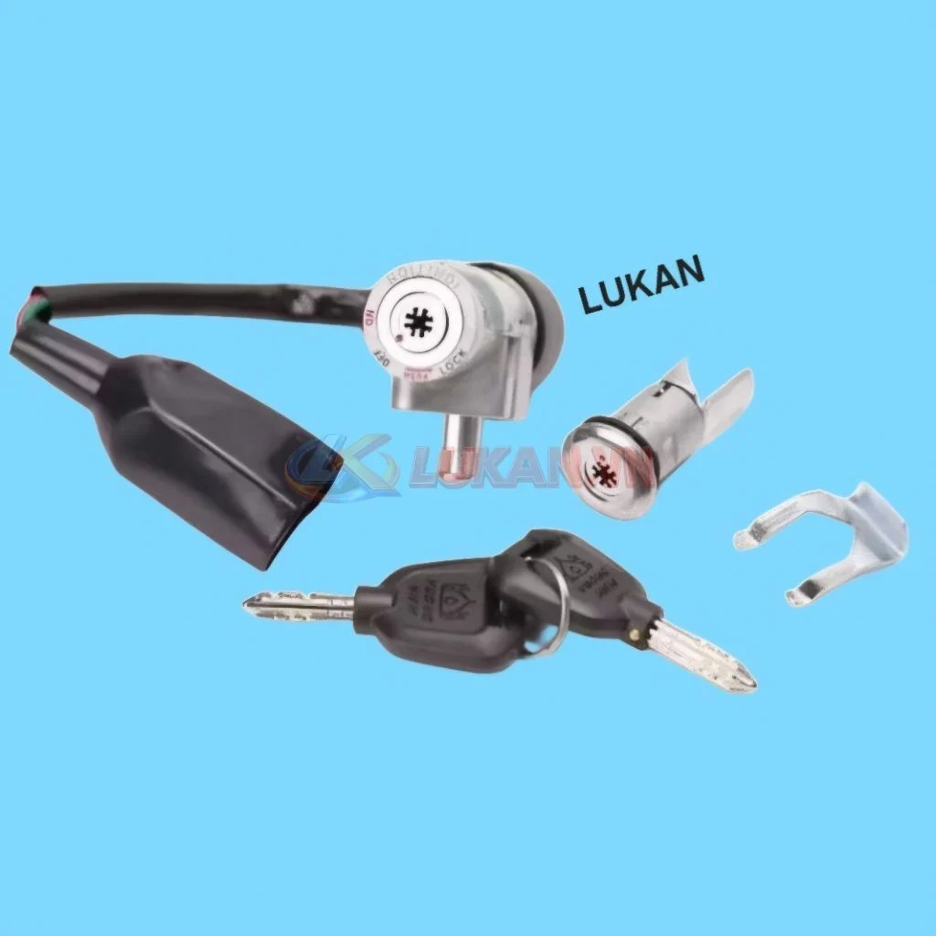 Bộ ổ khóa, công tắc điện 8 cạnh xe DREAM chống đoản
