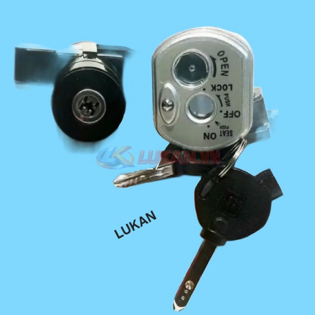 Bộ ổ khóa, công tắc điện 6 cạnh FUTURE NEO 125... 2 dây chống đoản - Ảnh 2