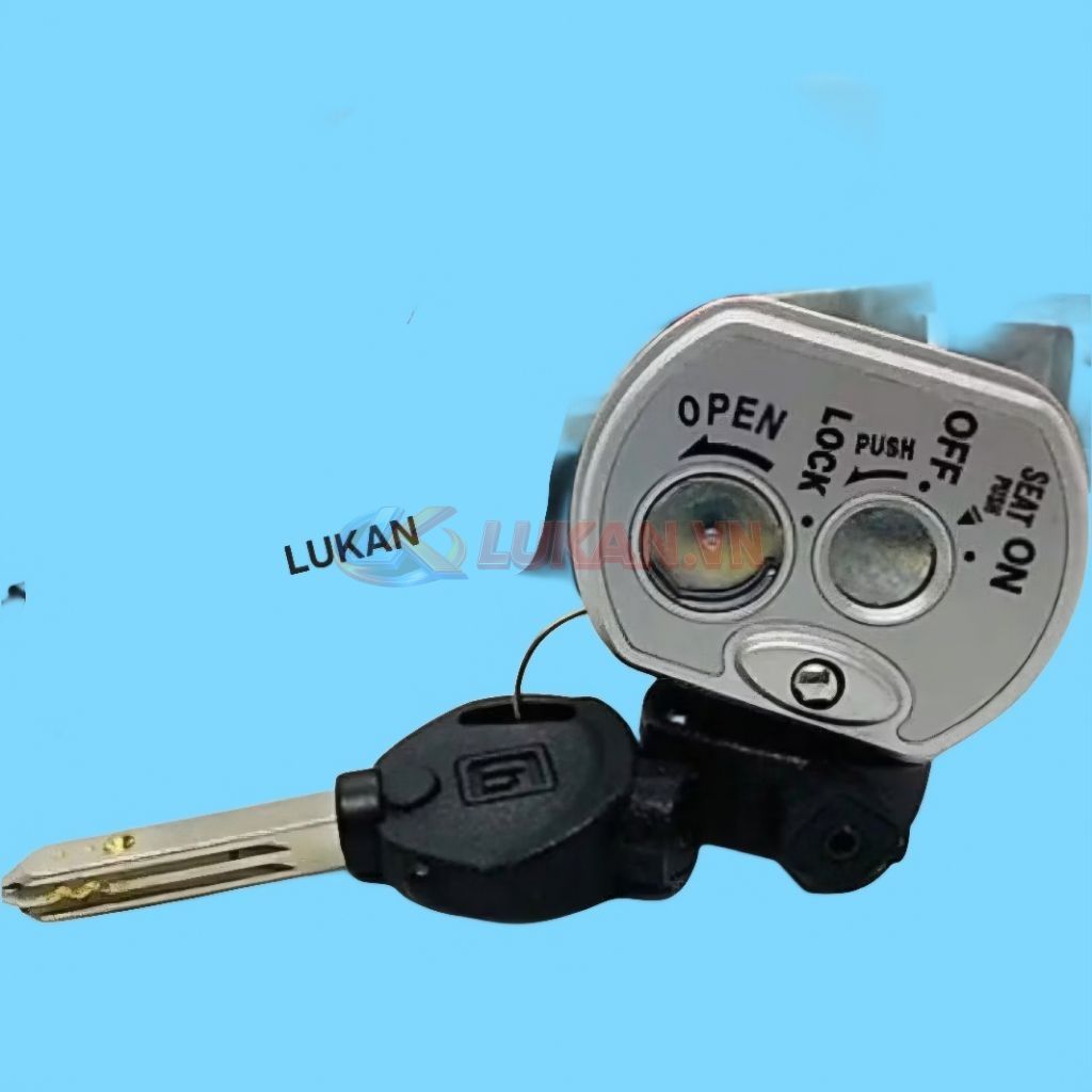 Bộ ổ khóa, công tắc điện 6 cạnh FUTURE NEO 125... 2 dây chống đoản - Ảnh 3