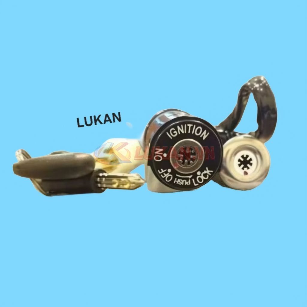 Bộ ổ khóa, công tắc điện 8 cạnh xe FUTURE 1 đời đầu. chống đoản - Ảnh 4