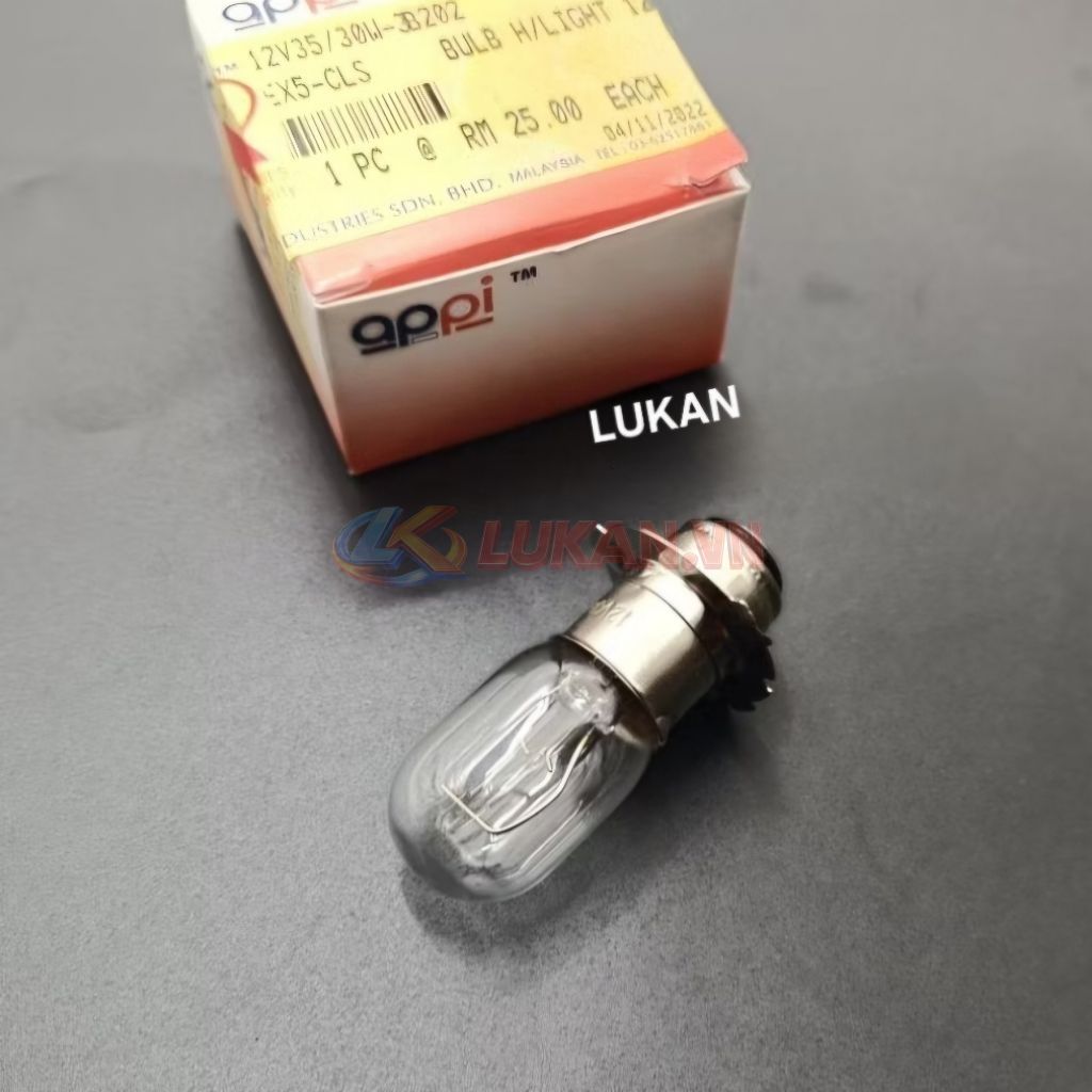 Bóng đèn pha trước appi 12v/30w xe WAVE Thái... - Ảnh 4