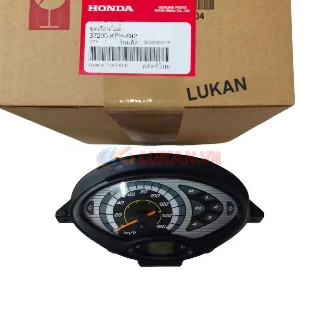 Cụm đồng hồ, công tơ mét xe WAVE Thái 125 chính hãng 37200-KPH-692 - Ảnh 2
