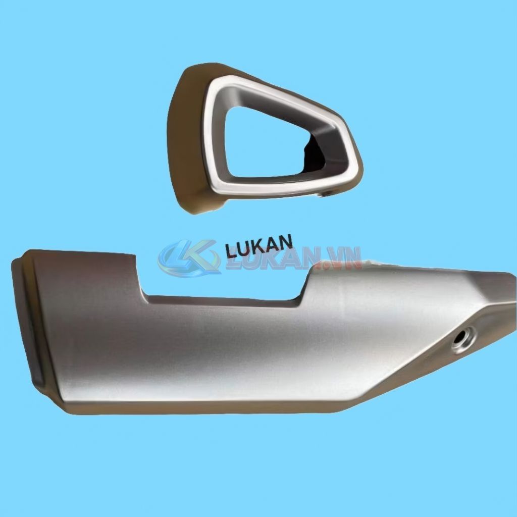 Bộ ốp nhựa che thân pô ống xã xe WINNER X zin chính hãng - Ảnh 2