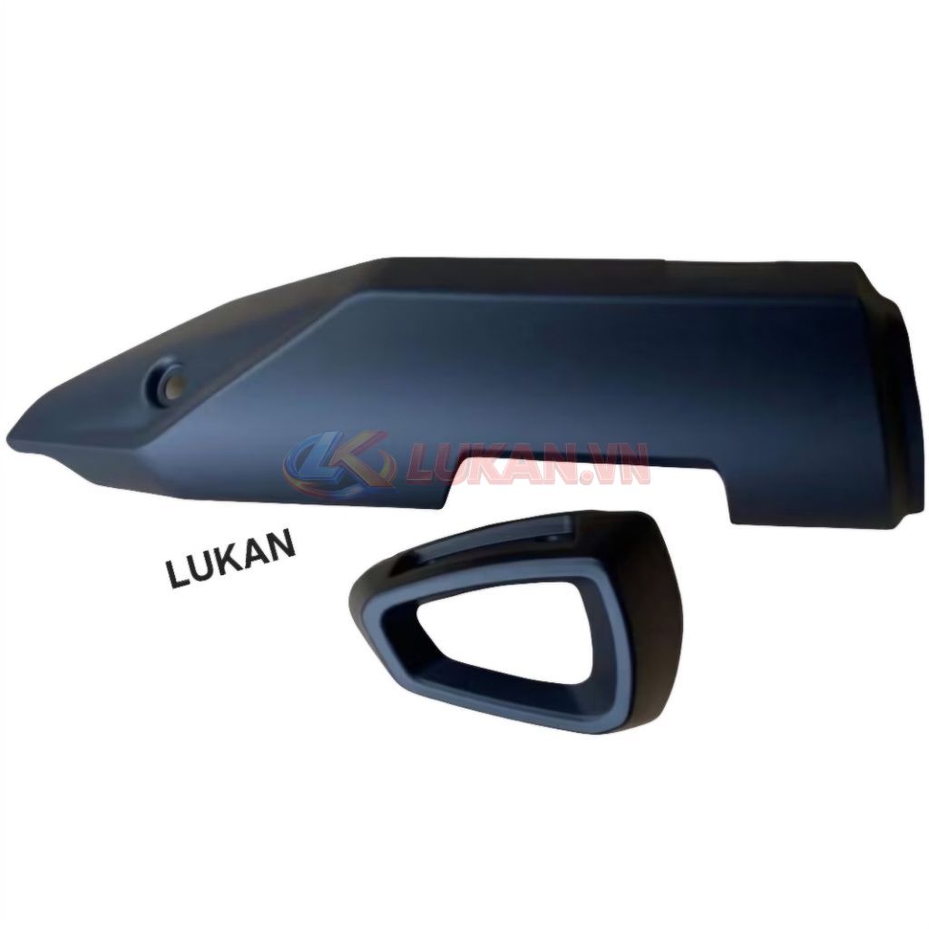 Bộ ốp nhựa che thân pô ống xã xe WINNER X zin chính hãng - Ảnh 3