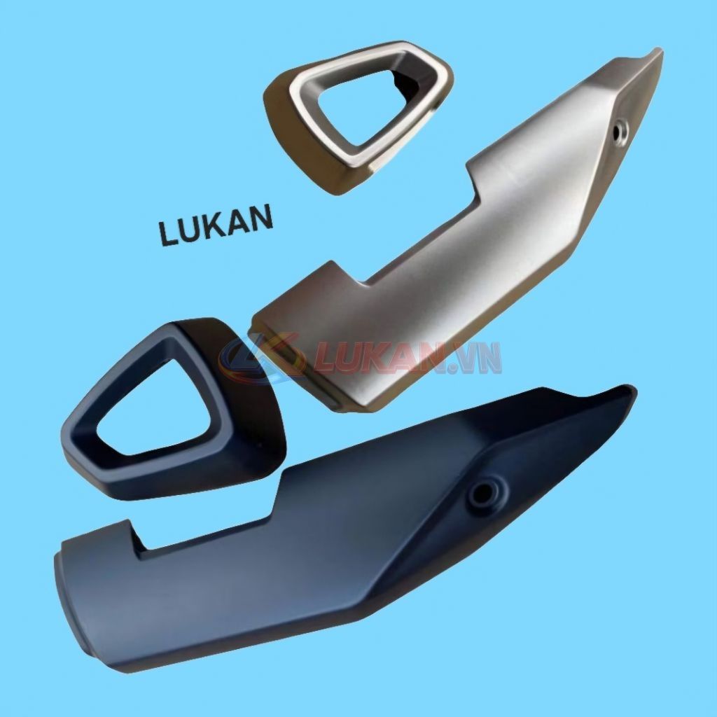 Bộ ốp nhựa che thân pô ống xã xe WINNER X zin chính hãng - Ảnh 4